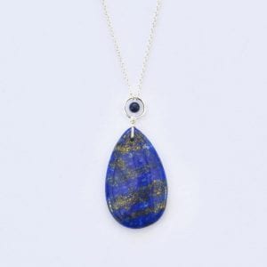 bijoux-pierre-argent-vrai-sautoir-lithotérapie-Lapis-lazuli-1