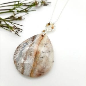 Sautoir, Agate naturelle1