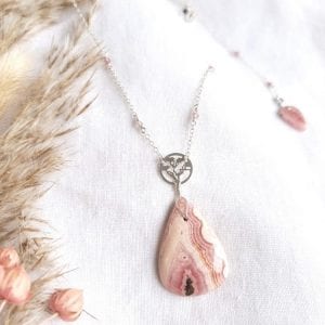 Collier - Rhodochrosite