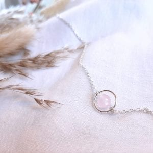 Collier Funambule - Calcédoine