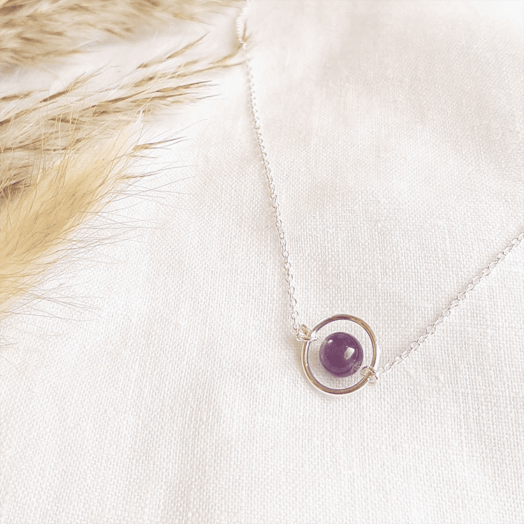 bijoux-pierre-argent-vrai-collier-funambule-amethyste-lithotérapie-violet-2